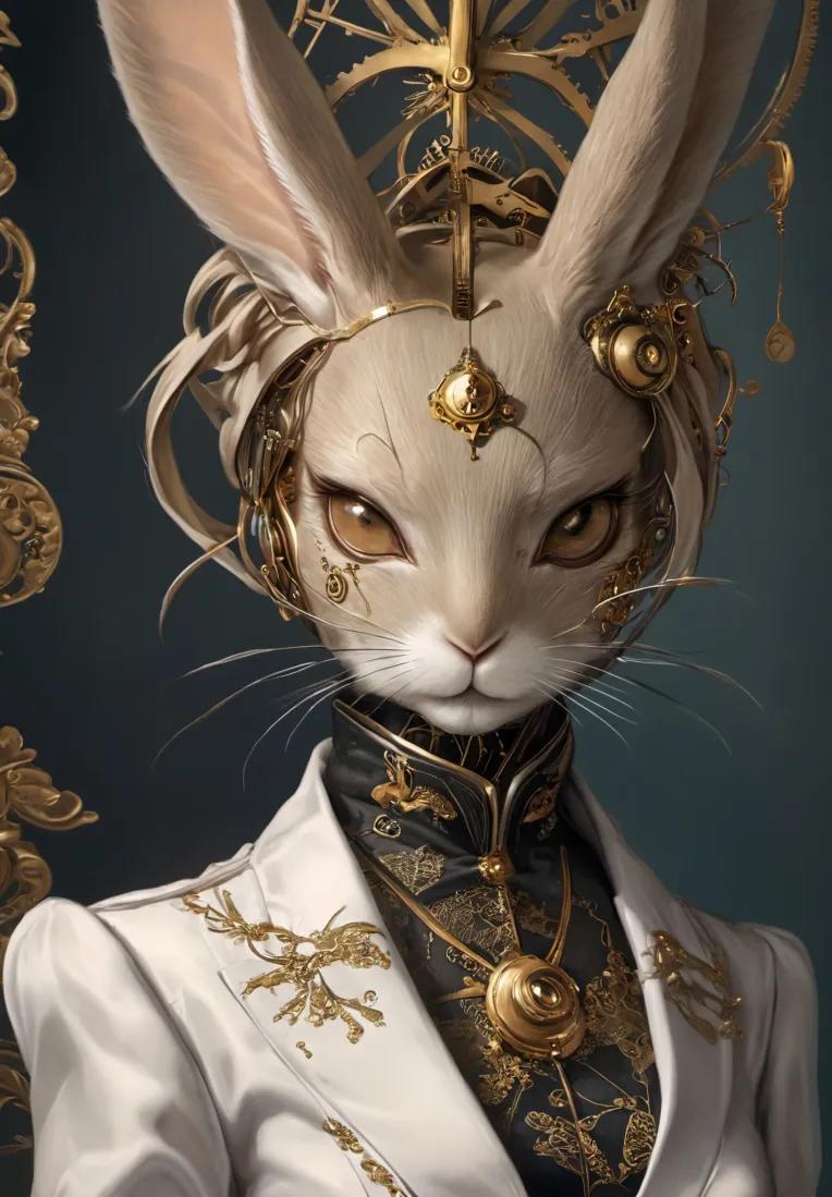 Anthropmorphicv Rabbit Rabbit XUER XL Anthropomorphic Rabbit XUER Rabbit Anthrop - RunningHub Stable ...