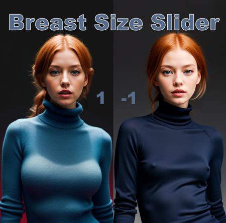 breast size slider