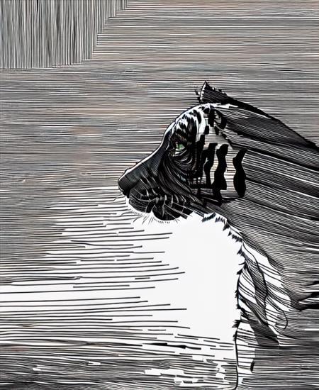 line art sketch style(线条速写风格) - RunningHub Stable Diffusion & Flux LoRA