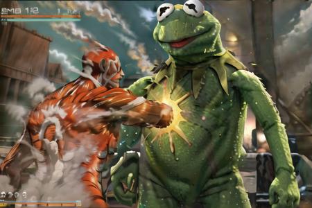 Raiden Punching Armstrong Meme (Standing here, I r