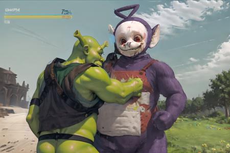 Raiden Punching Armstrong Meme (Standing here, I r