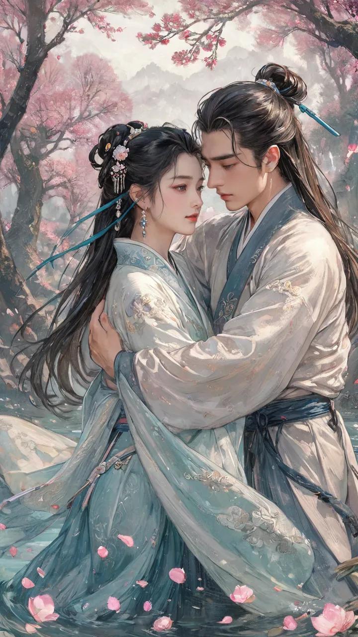 AcgXL V4丨Beautiful Lover Liu Ruyan丨niji Style丨Novel Illustration