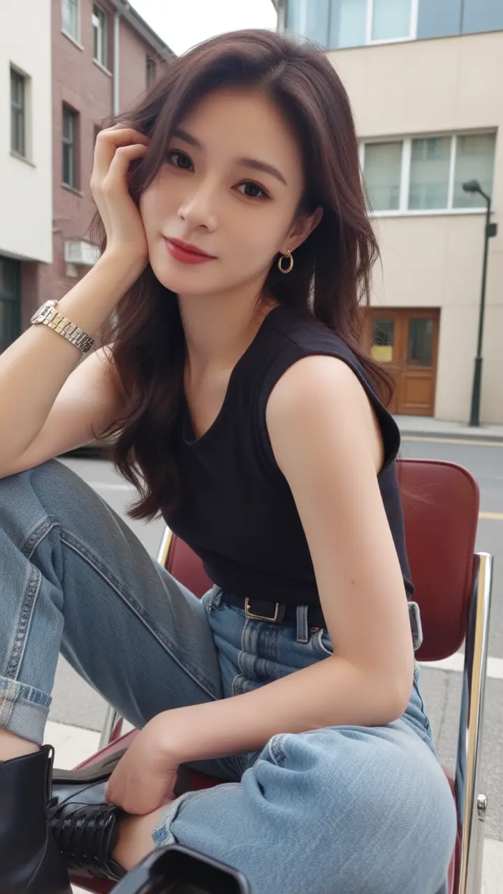 中国网红模特图片生成-文生图无参考-v3.0