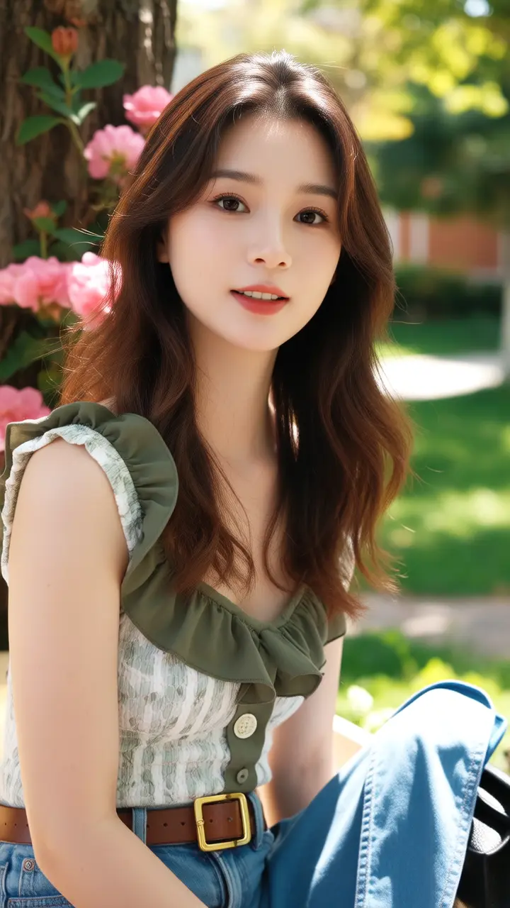 中国网红模特图片生成-文生图无参考-v3.0