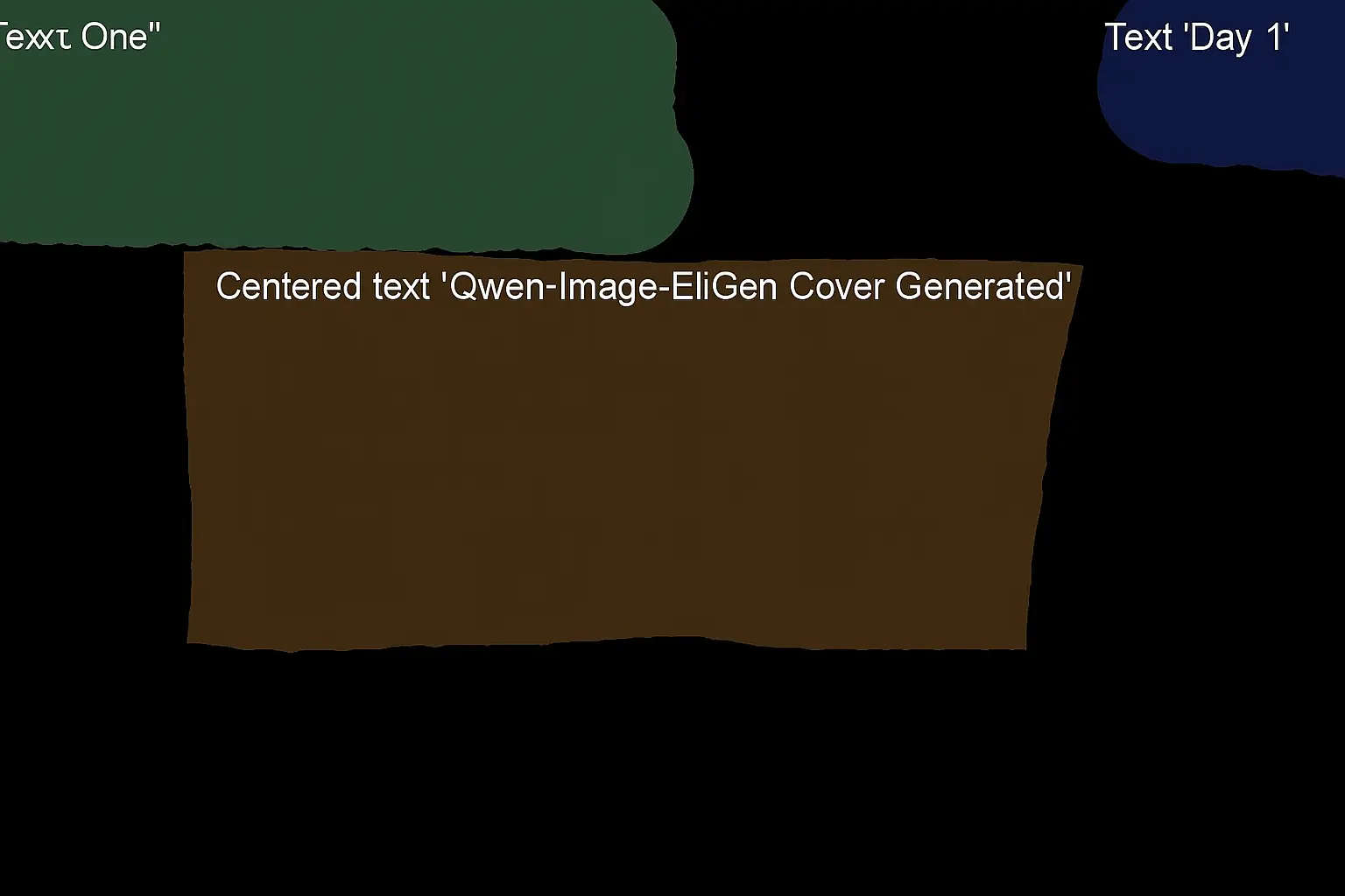 Qwen Image EliGen Daily Progress Cover Generation