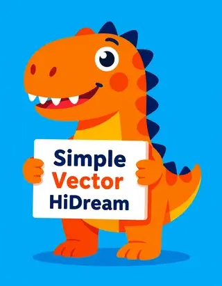 Simple Vector HiDream lora