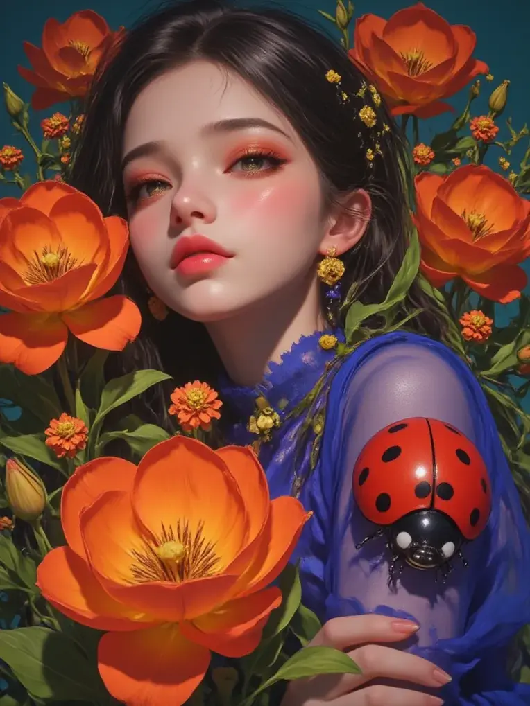 纯美手绘质感头像 麦橘超美(一丹一世界)