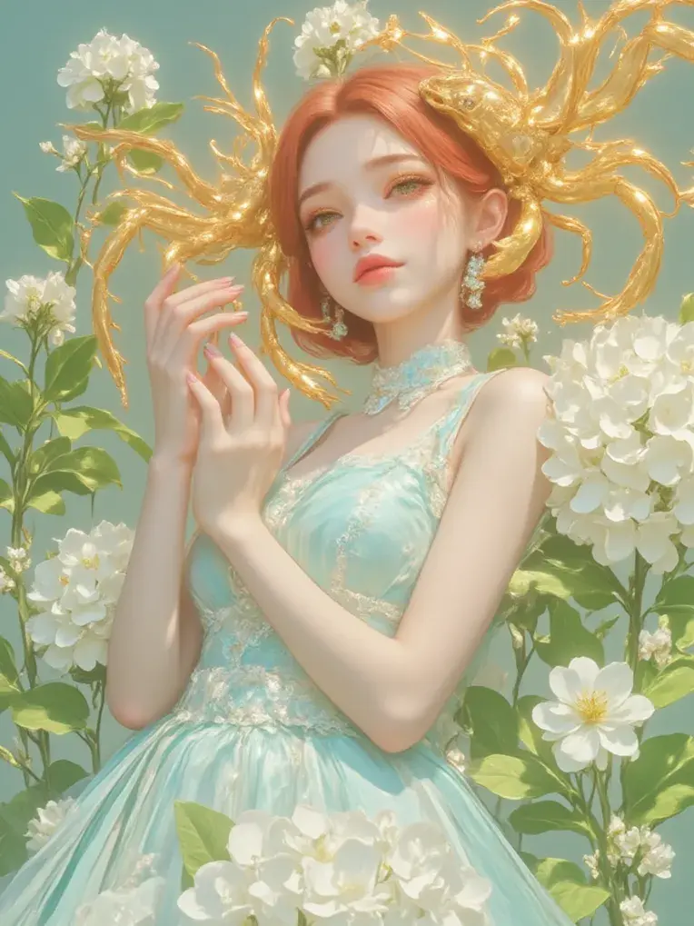 纯美手绘质感头像 麦橘超美(一丹一世界)