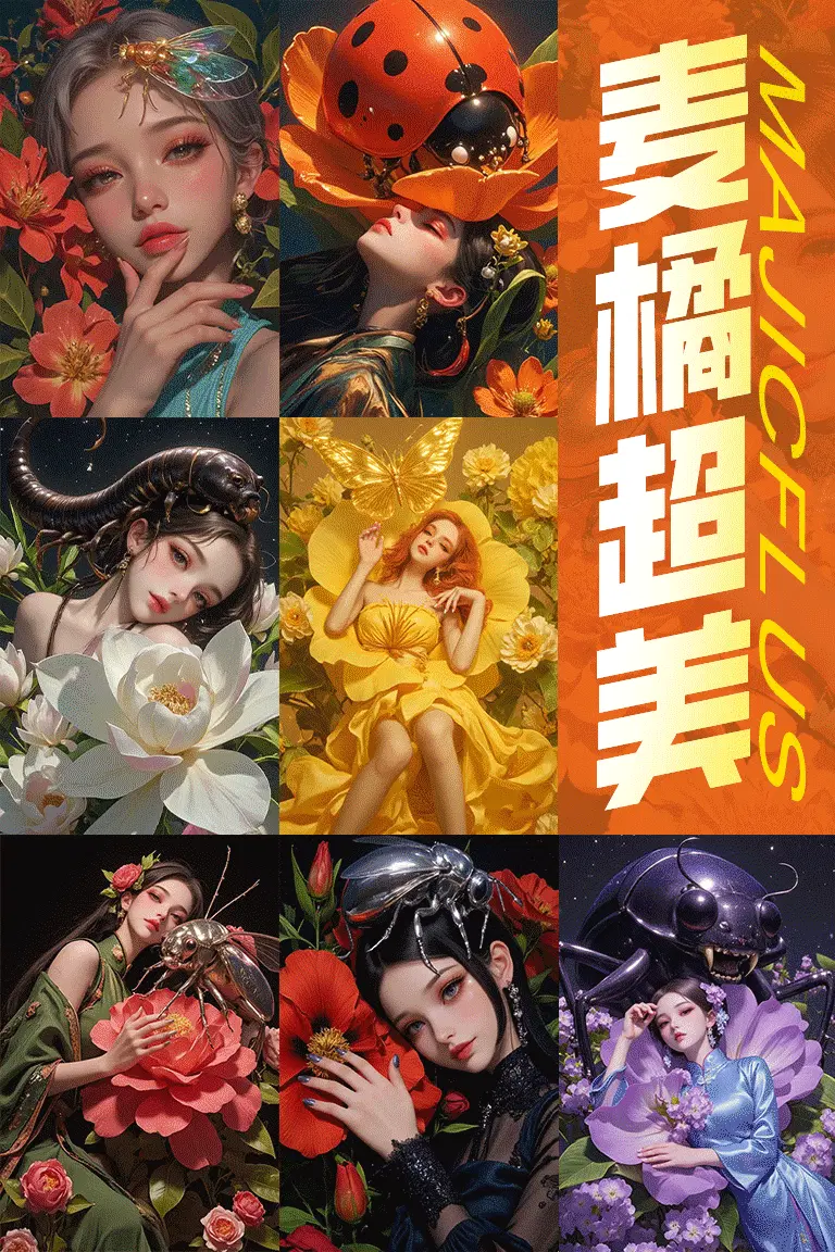 纯美手绘质感头像 麦橘超美(一丹一世界)