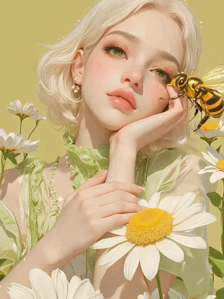 纯美手绘质感头像 麦橘超美(一丹一世界)