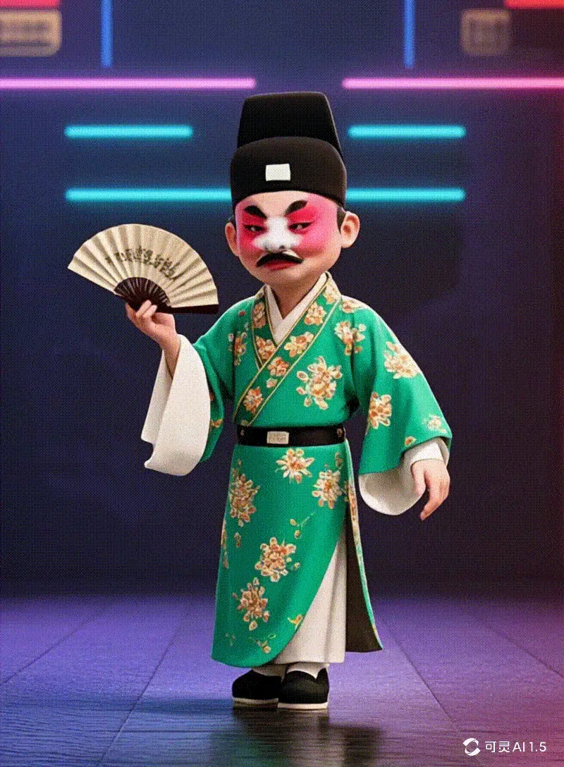 中国浙江非遗:昆曲五家门 IP戏曲形象设计 国风手办