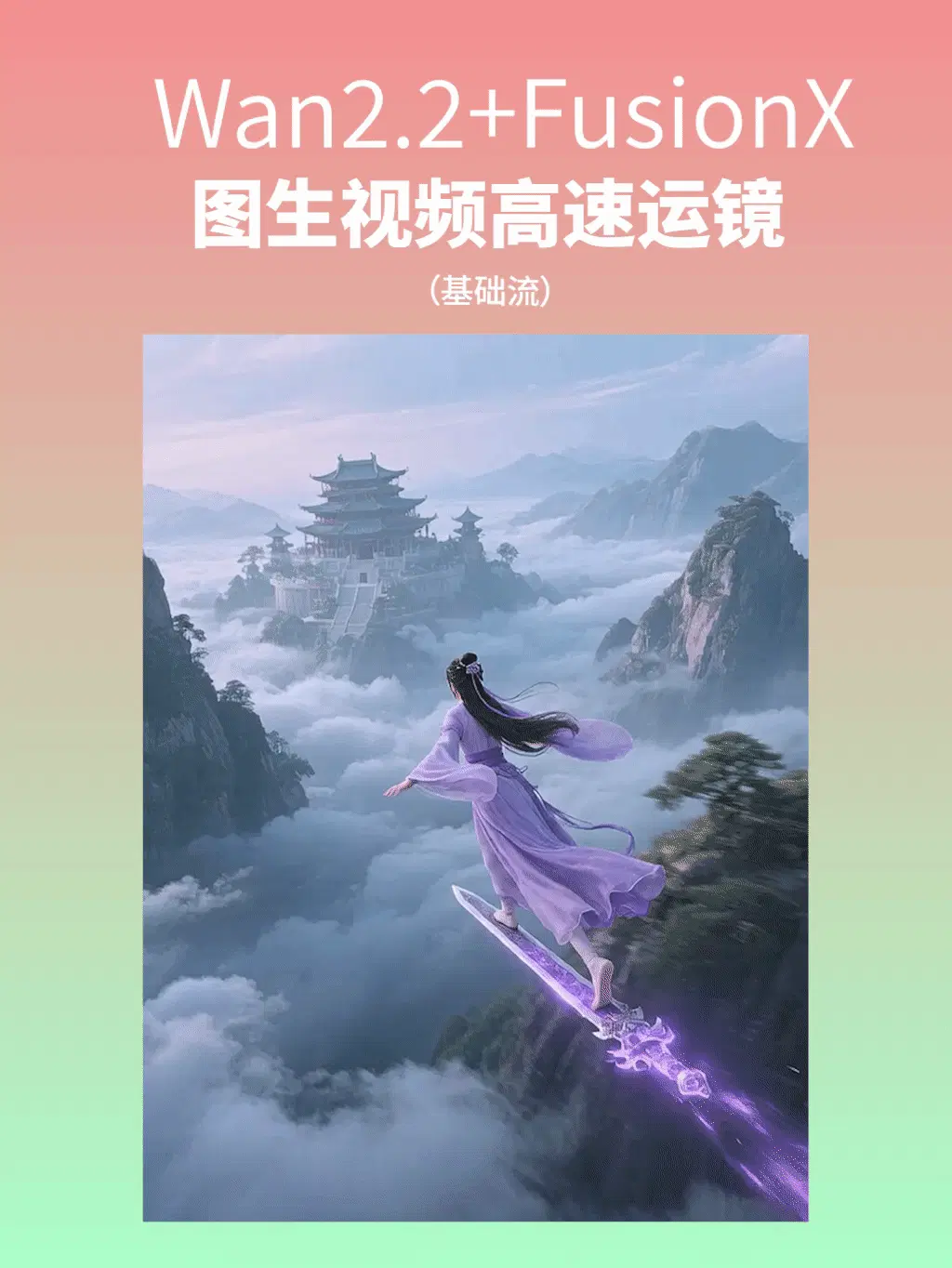 【高速运镜】Wan2.2+FusionX图生视频(基础流)
