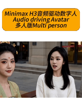 Minimax H3数字人双人/多人（Lightx2v加速）