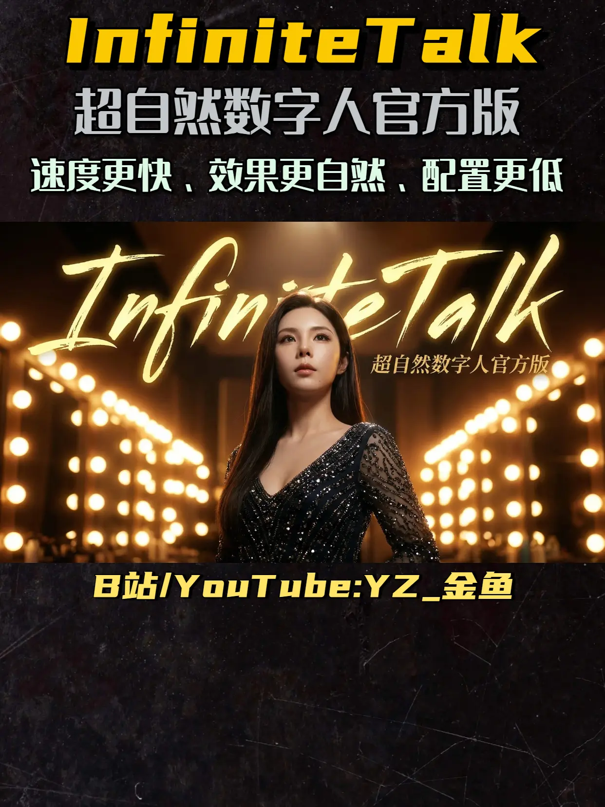 YZ金鱼-单人InfiniteTalk官方版工作流