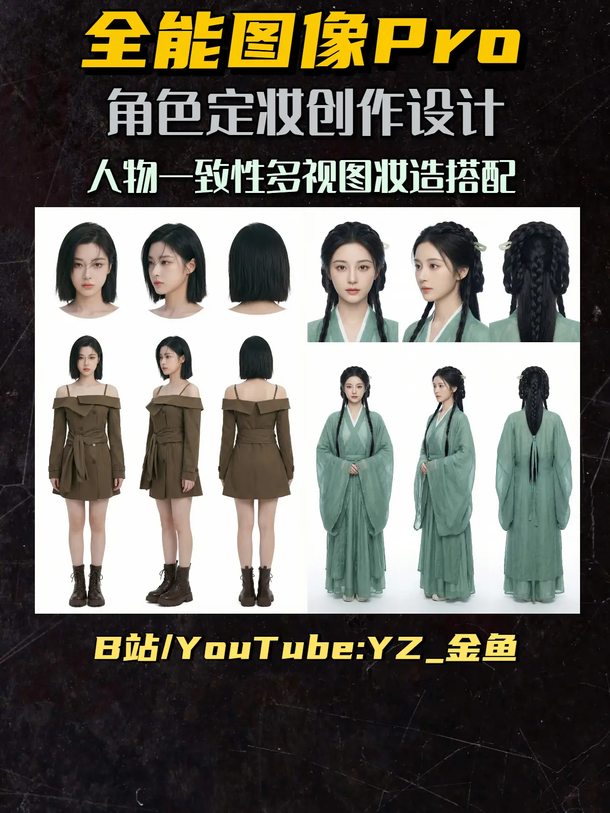 YZ金鱼-全能图像Pro角色定妆创作设计
