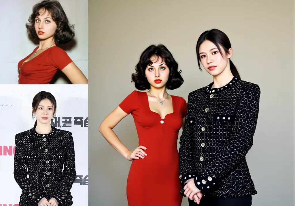 DreamO双人融合一致性工作流V2(不炸显存)