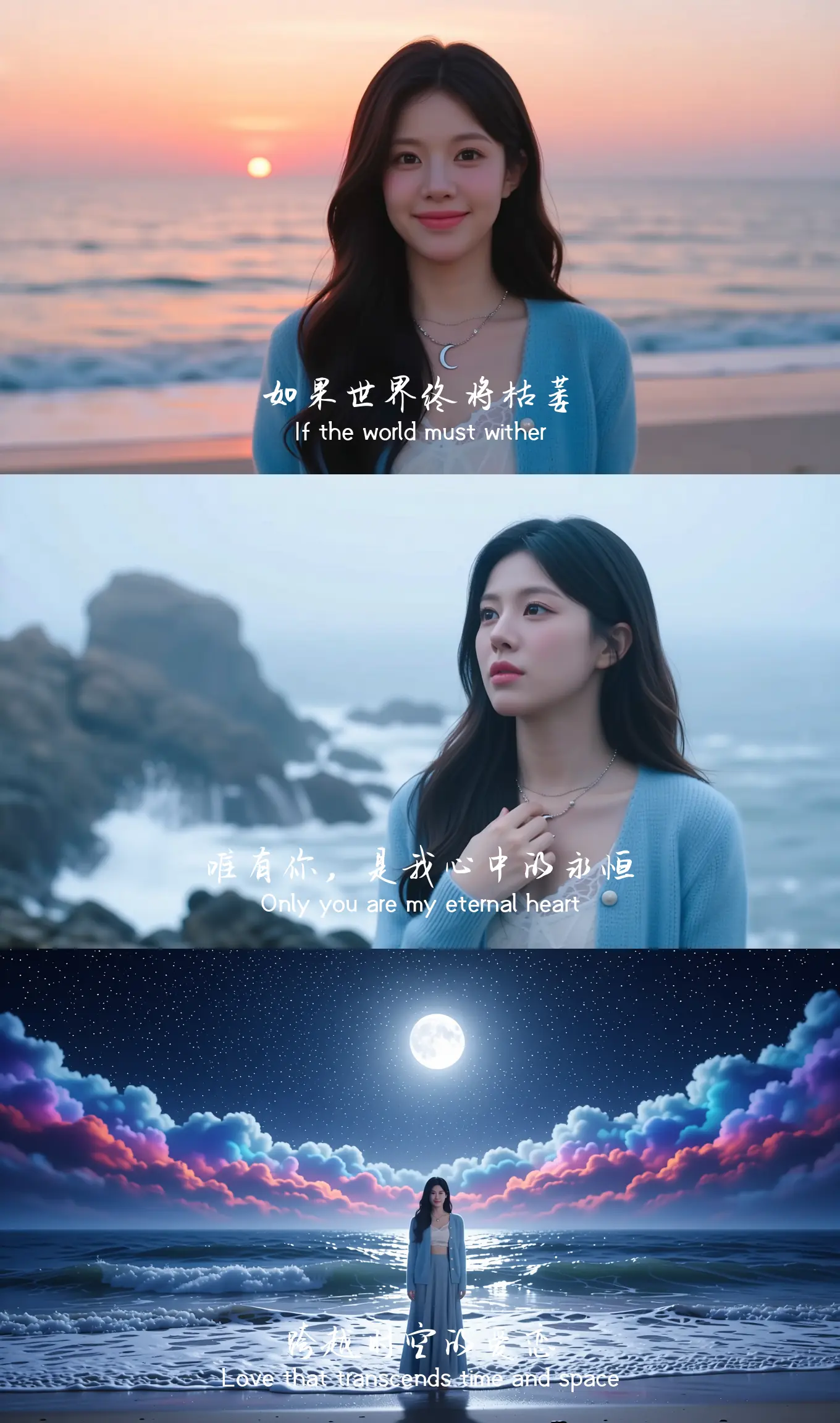 【三宫格】Next Secne V2模型悲伤文学三联图