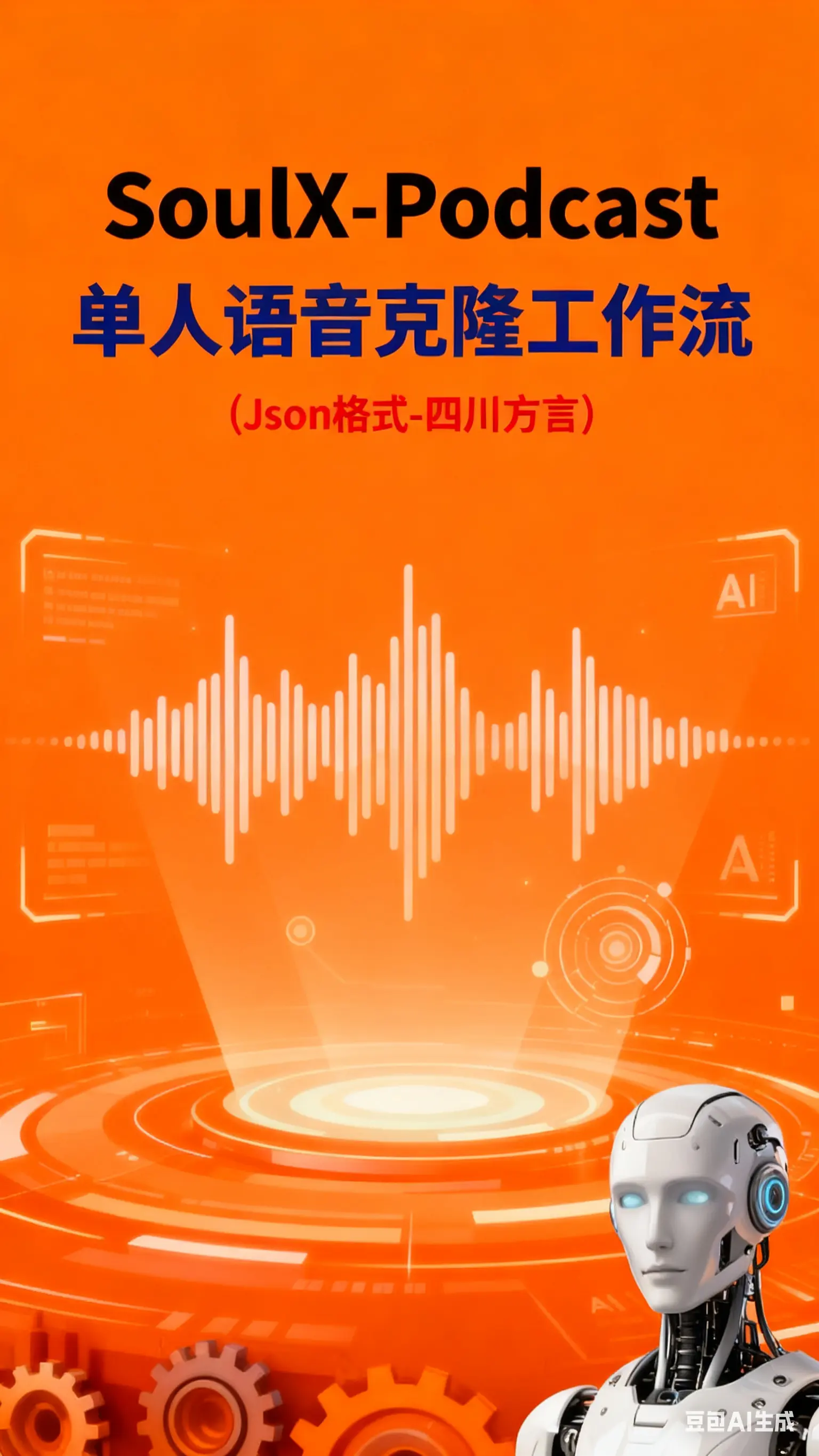 (四川话)SoulX-Podcast: 单人语音克隆工作流(Json格式-方言)