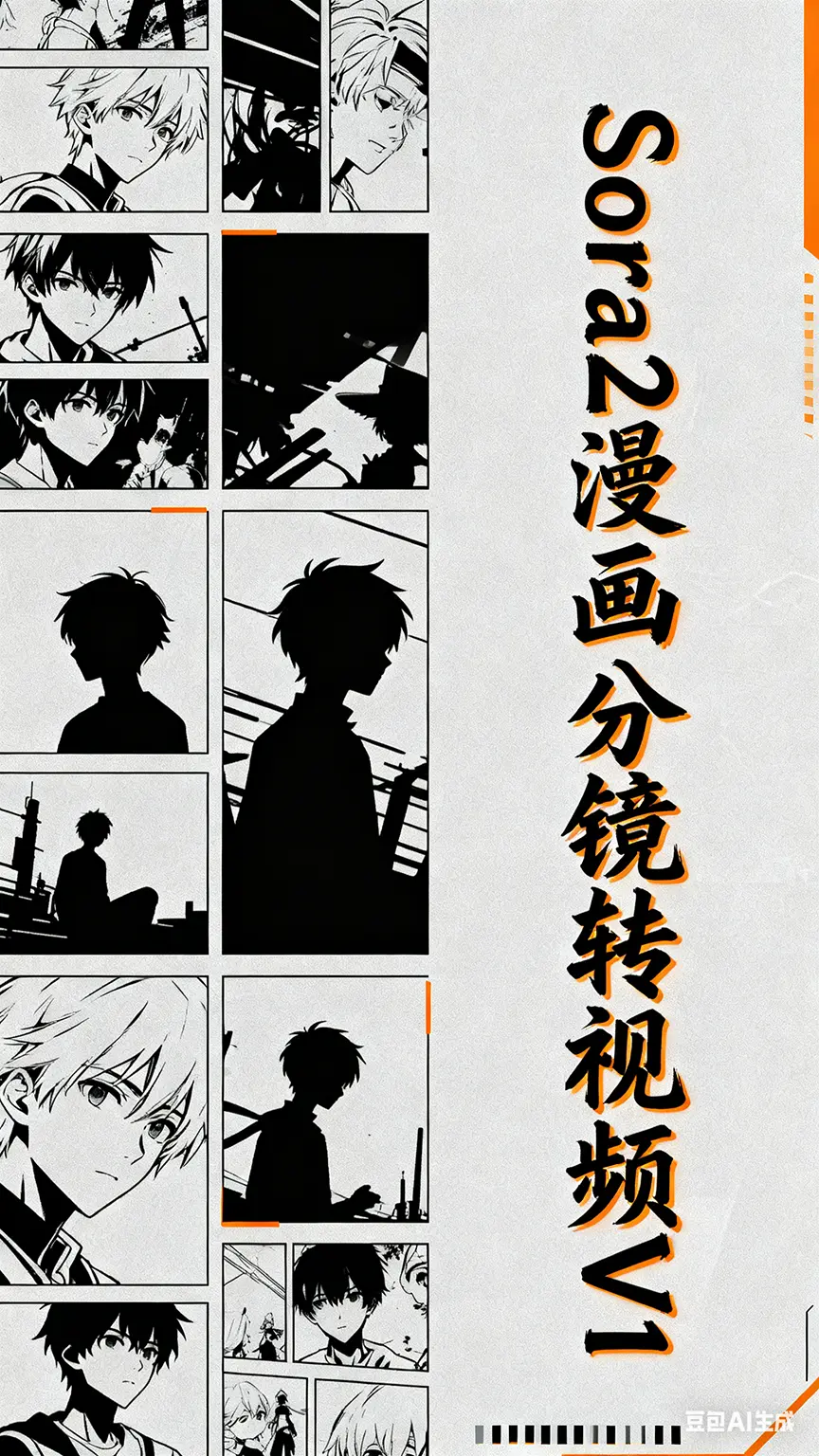 Sora2漫画分镜转视频V1(贞贞AI工坊API版)