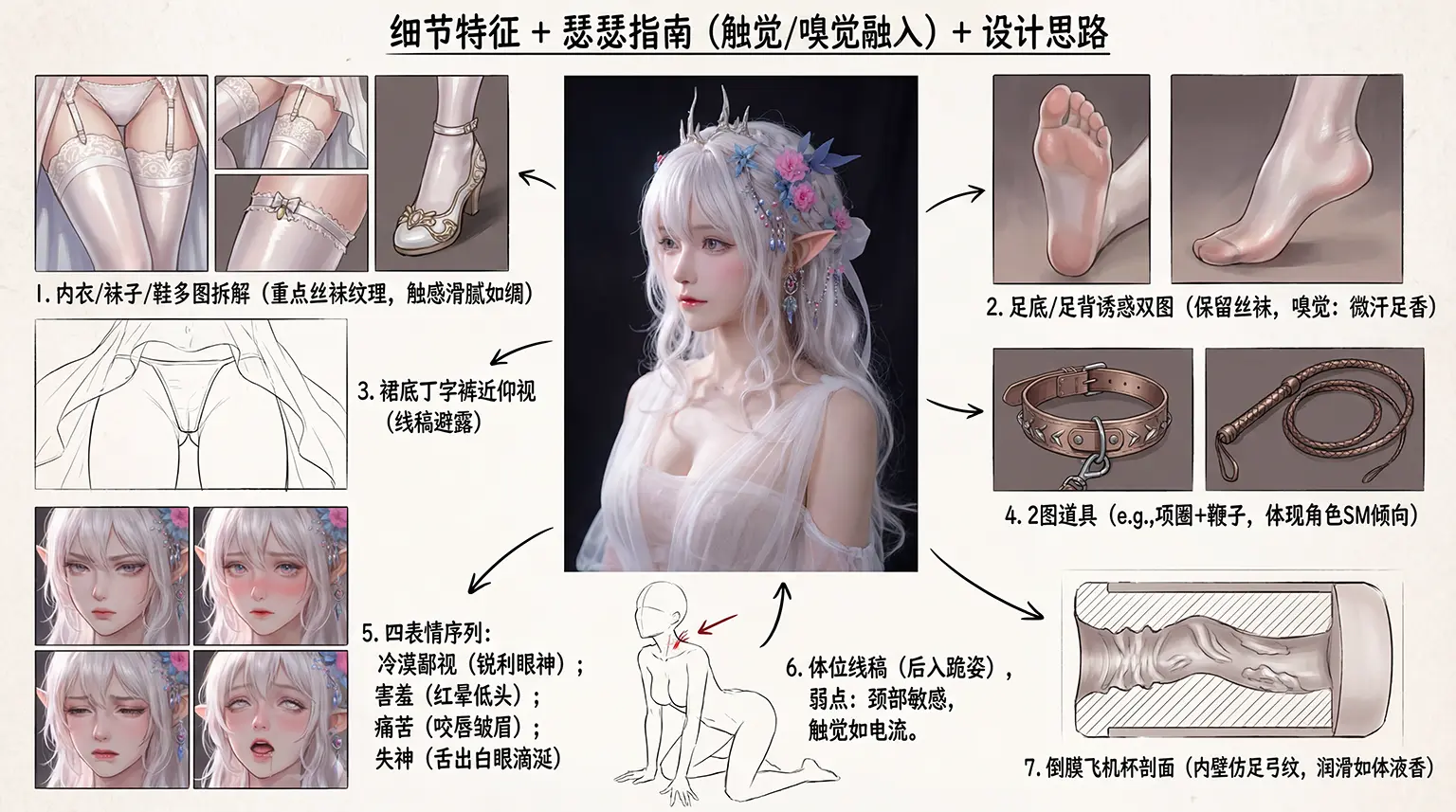 (4K-基准0.15)Nano Banana Pro卡通转真人情趣用品分解图V1(贞贞AI工坊版)