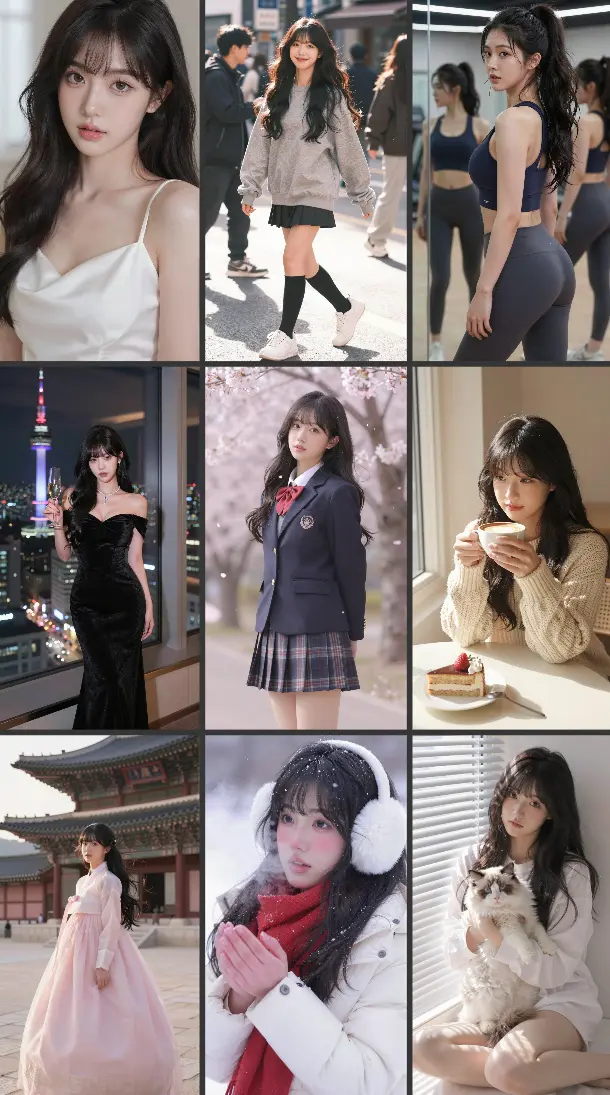 (量贩版)Z-Image Eyes Deatailed美少女自动扩写文生图V3