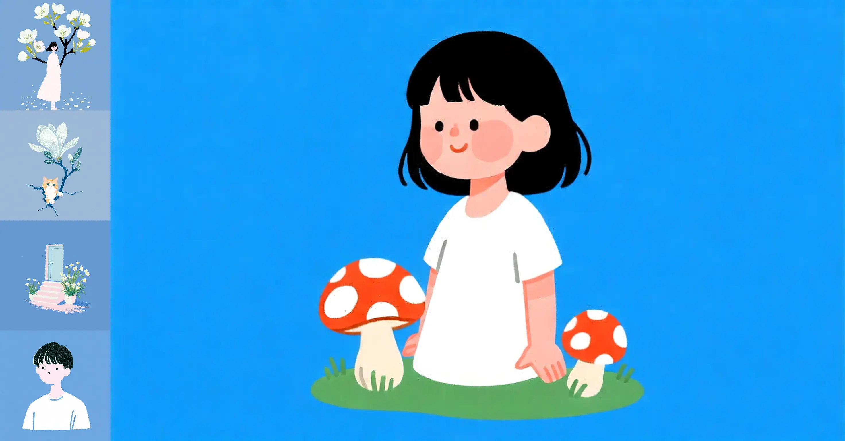 Qwen I2L风格迁移V1(蓝底扁平)