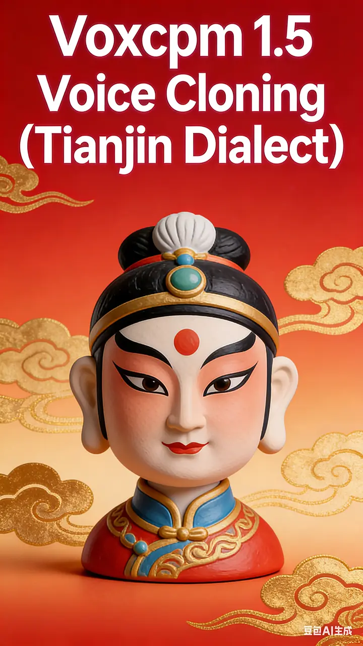 (Tianjin dialect) VoxCPM 1.5 model TTS voice cloning new version