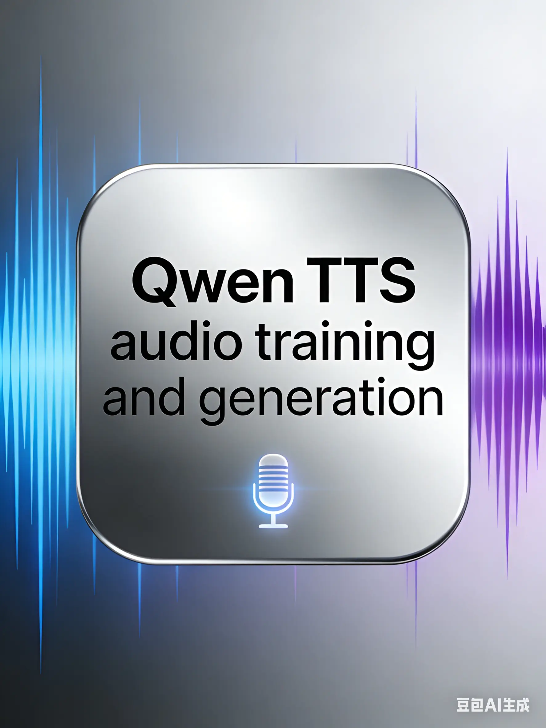 Qwen TTS audio training and generation V1