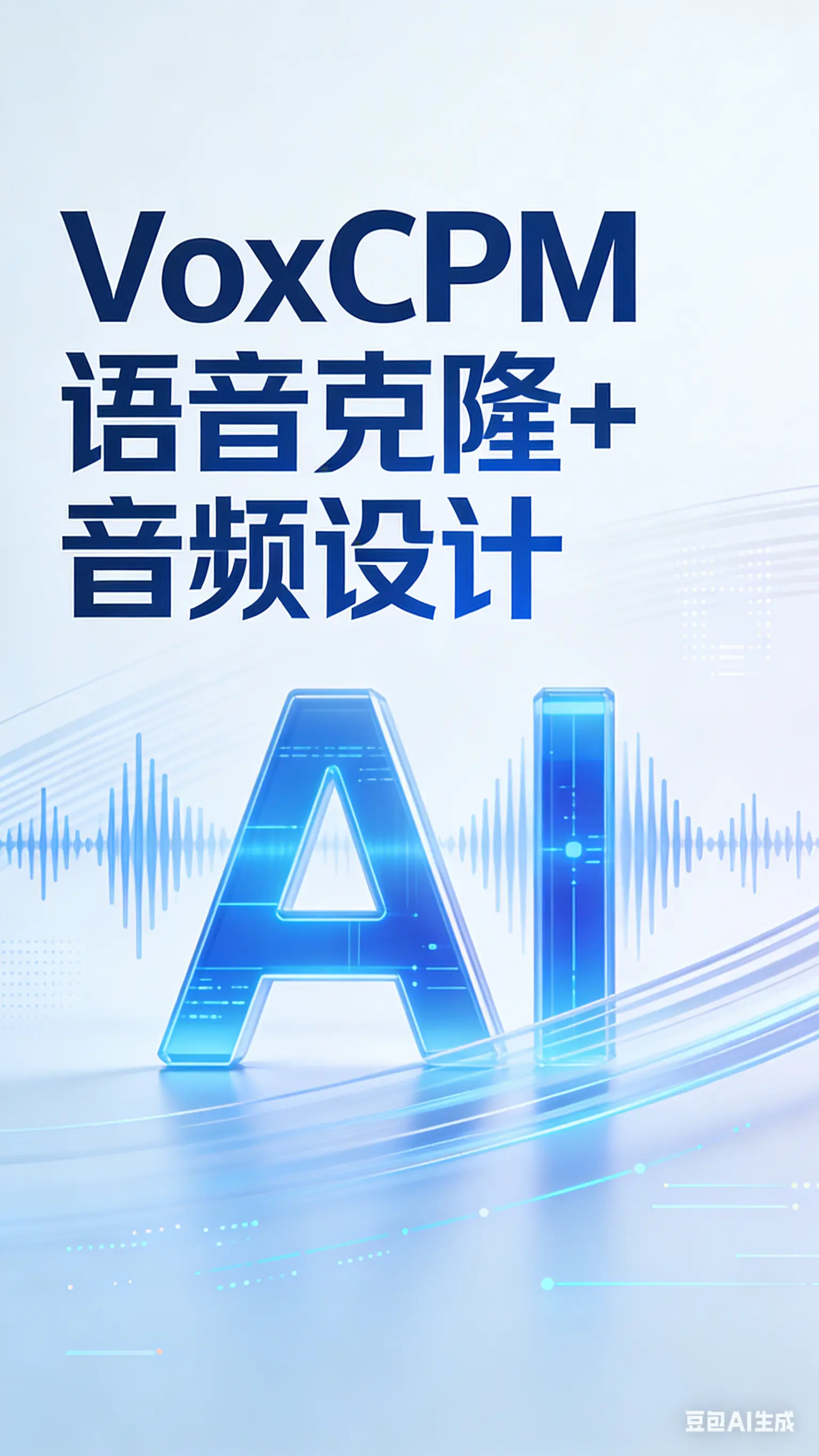 VoxCPM语音克隆+音频设计V2