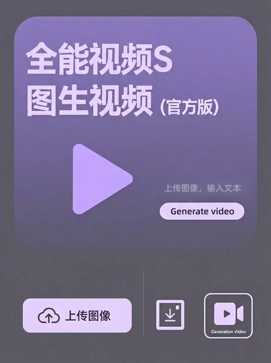 全能视频S Image to Video (RH-官方渠道)