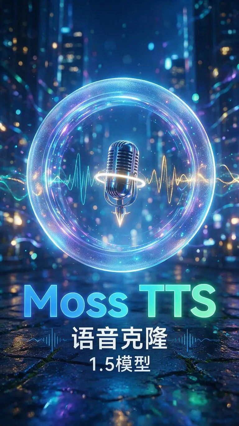 Moss TTS语音克隆1.5模型