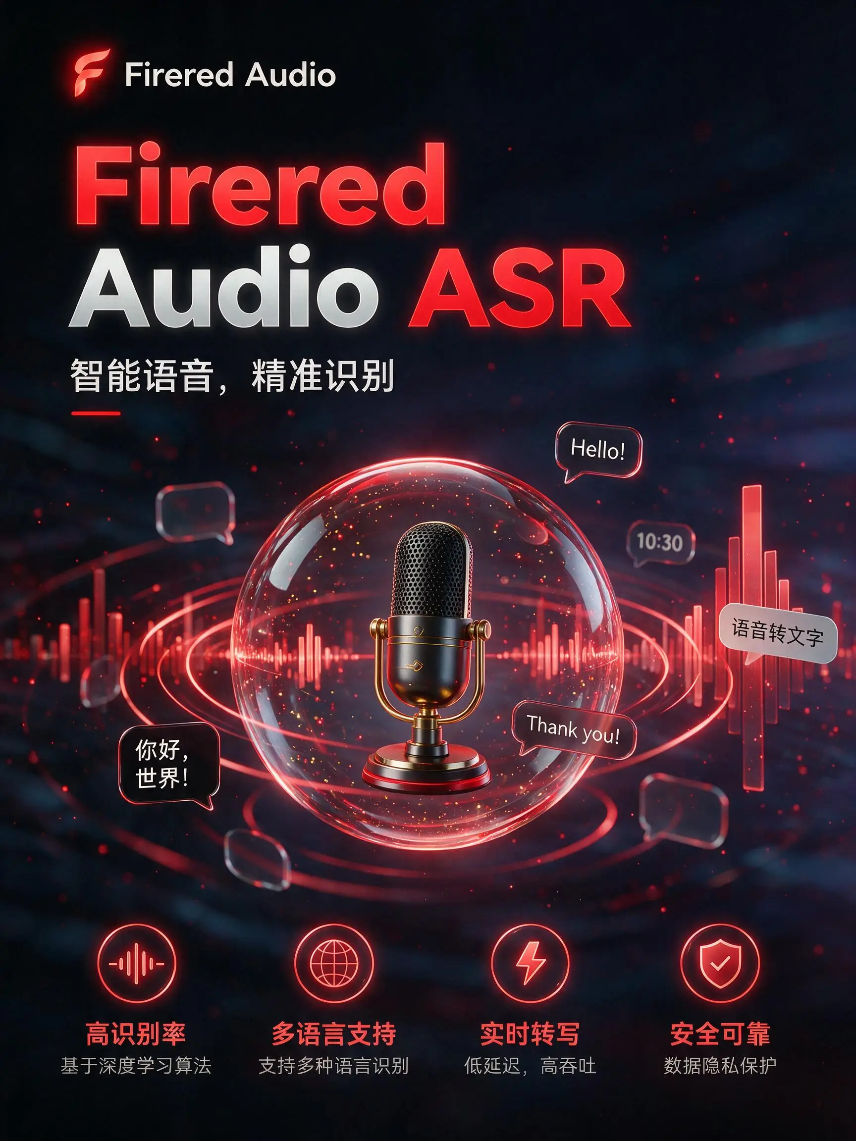FireRed Audio ASR语音转译文字