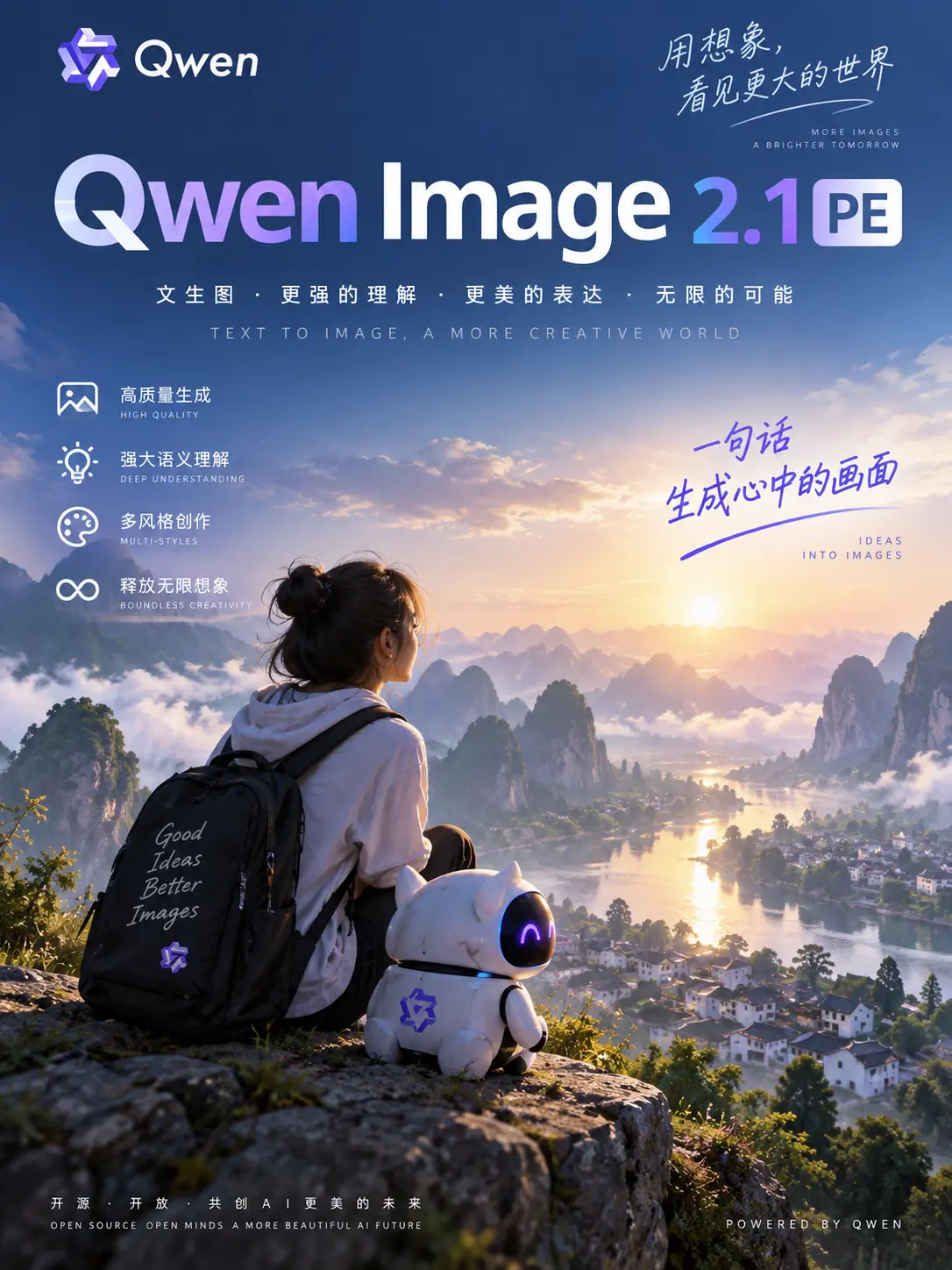 Qwen Image 2.1 PE 文生图