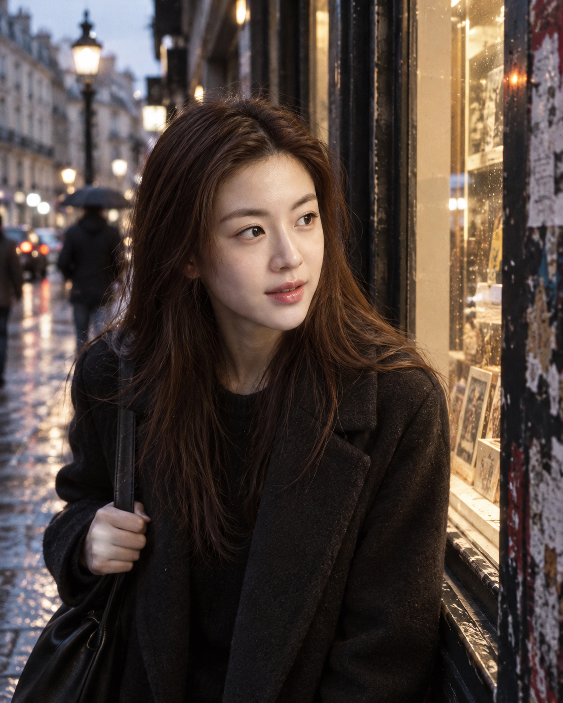Hyperrealistic Film-Grain Street Documentary Photography