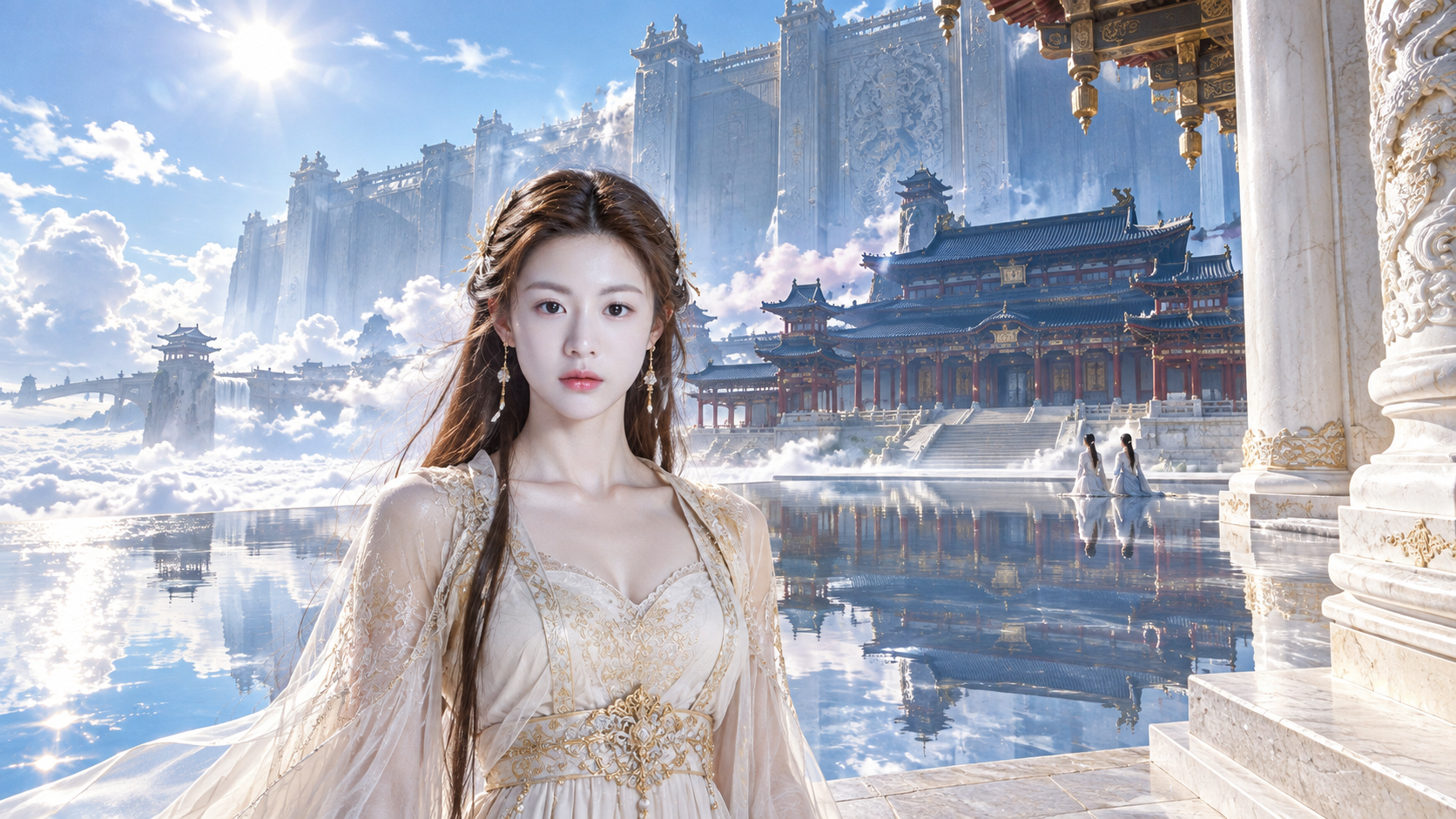 Photo de film d'une mégastructure de niveau 3 du royaume divin oriental