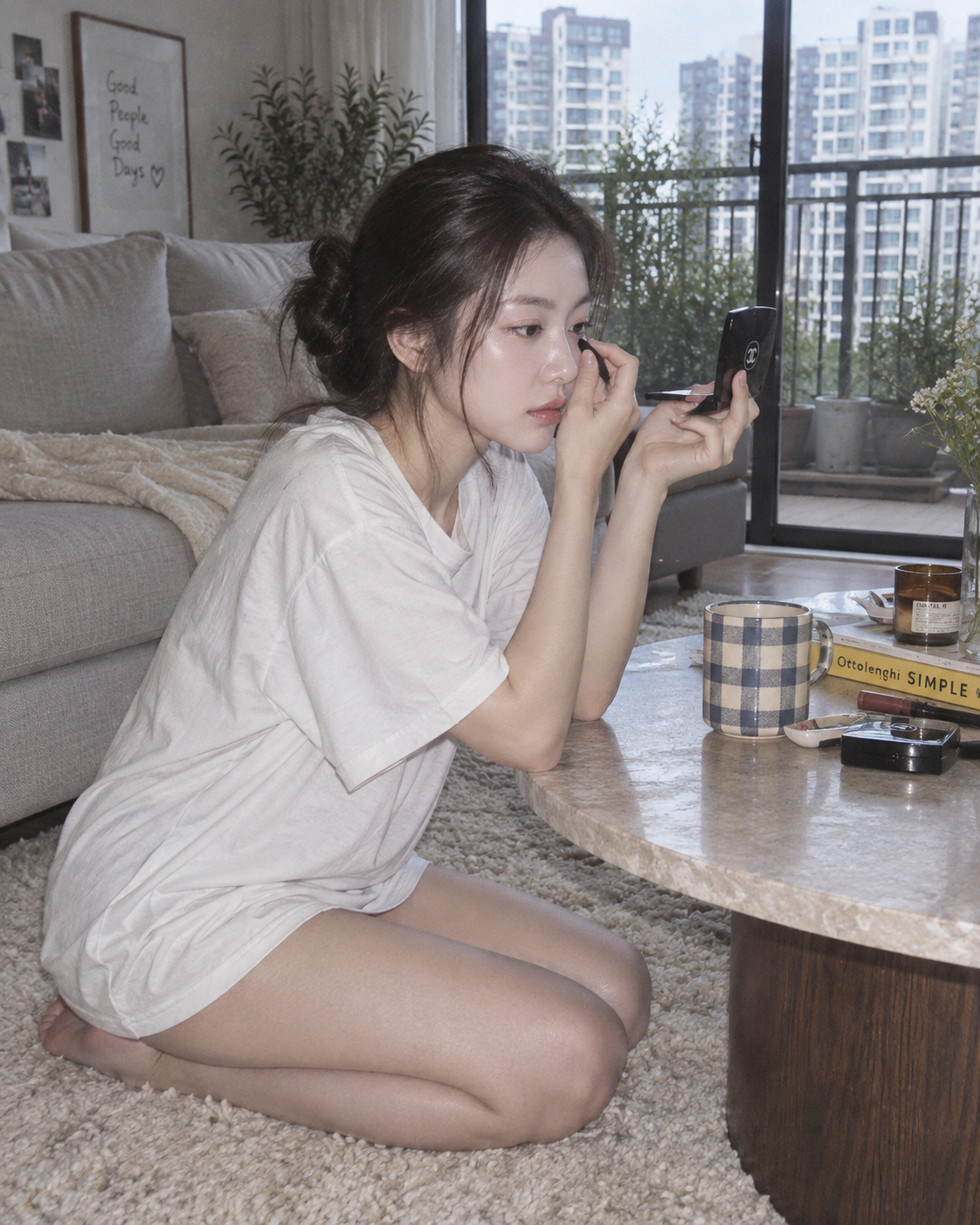 おうちで楽しむ質感ライフメイクのドキュメンタリー写真