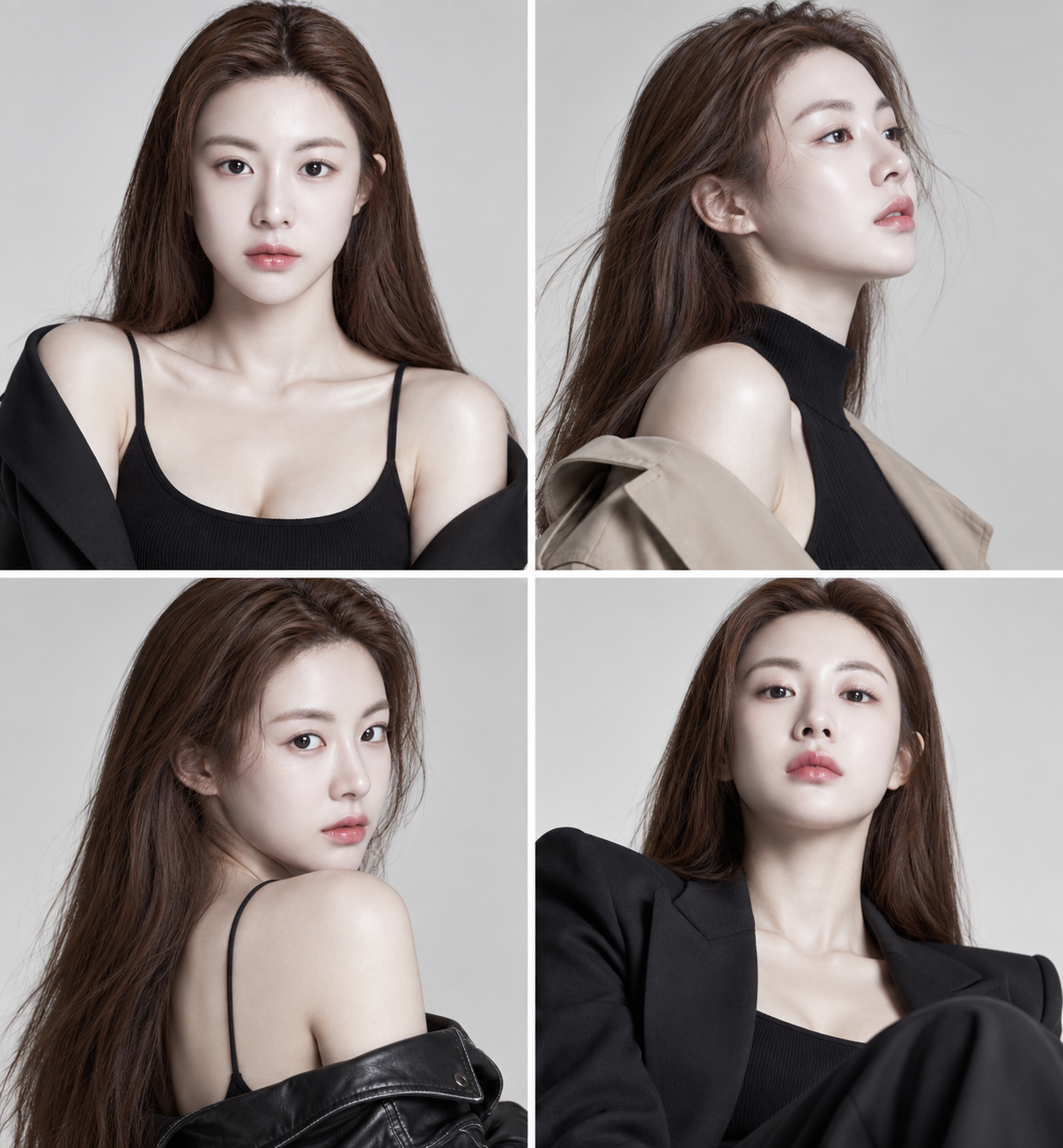 韓国の大人モデル 2x2 ハイエンドファッション誌グラビア