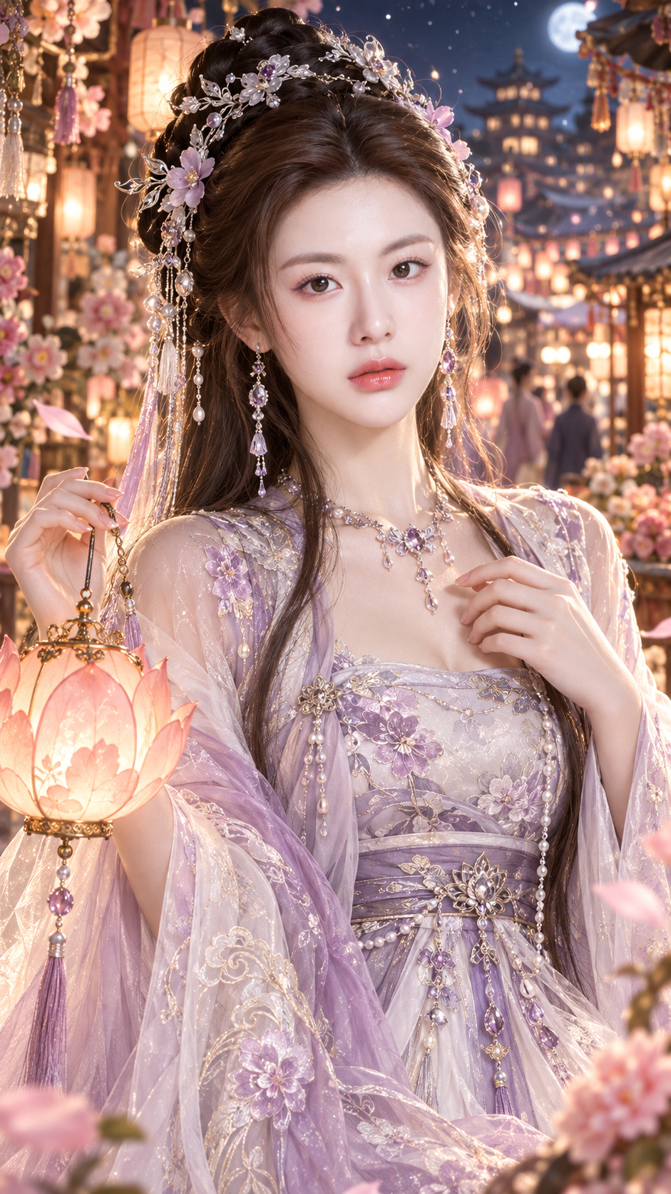 Elegant Tang-Style Xianxia Festival Heroine Poster