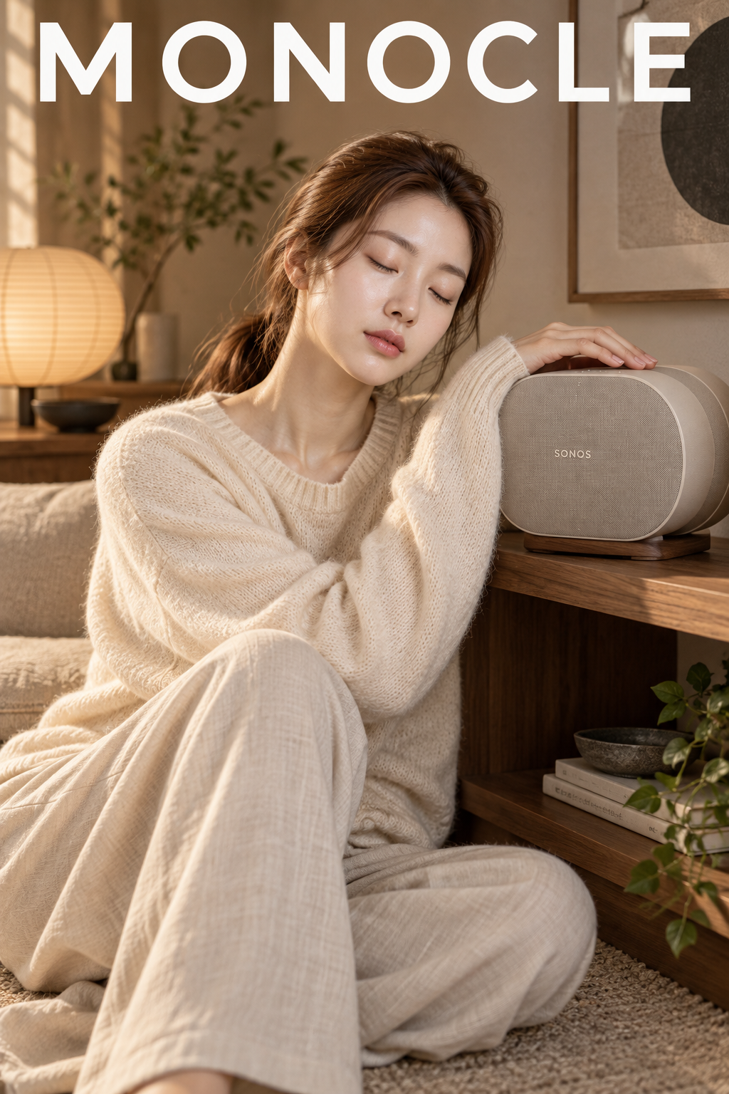 Bìa tạp chí phong cách sống tối giản của phụ nữ Hàn Quốc