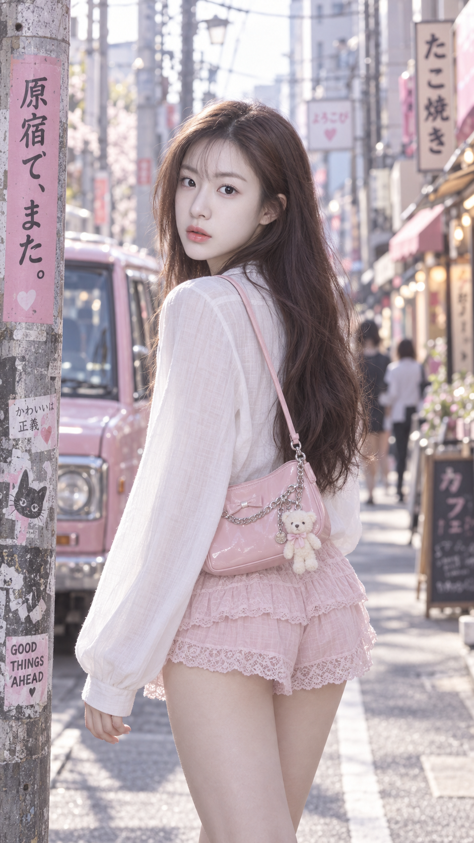 Fresh Japanese Street Fashion Portrait Photography