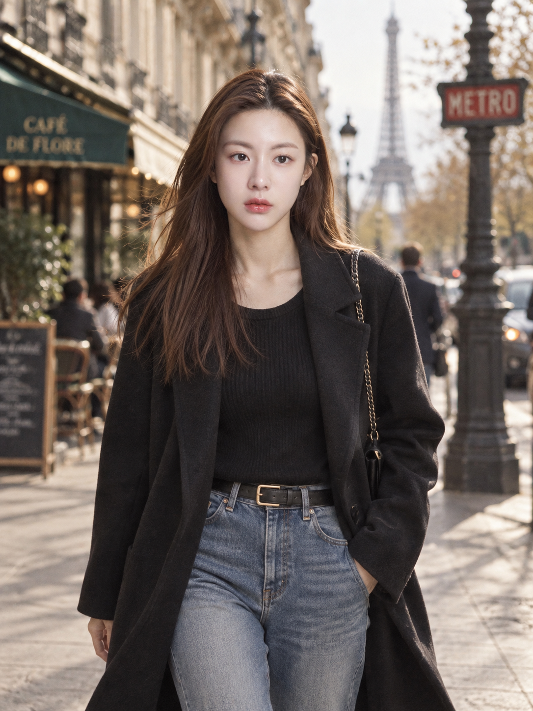 Naturalistic Portraits Capturing Paris Street Fashion Moments