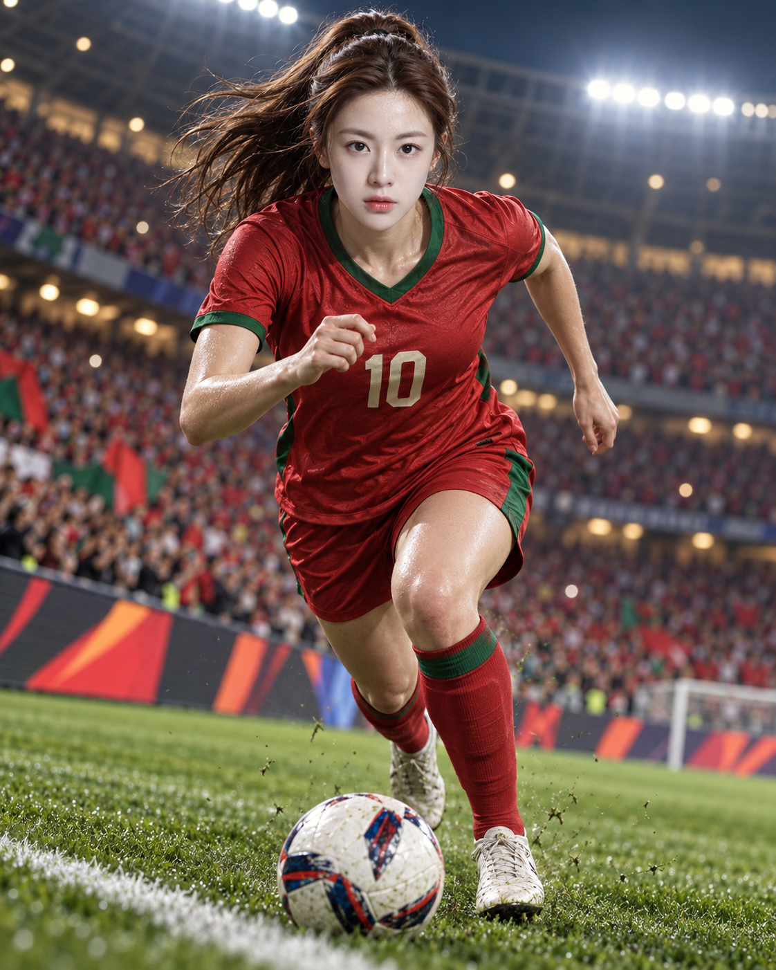 架空の国際サッカー決勝ポスター