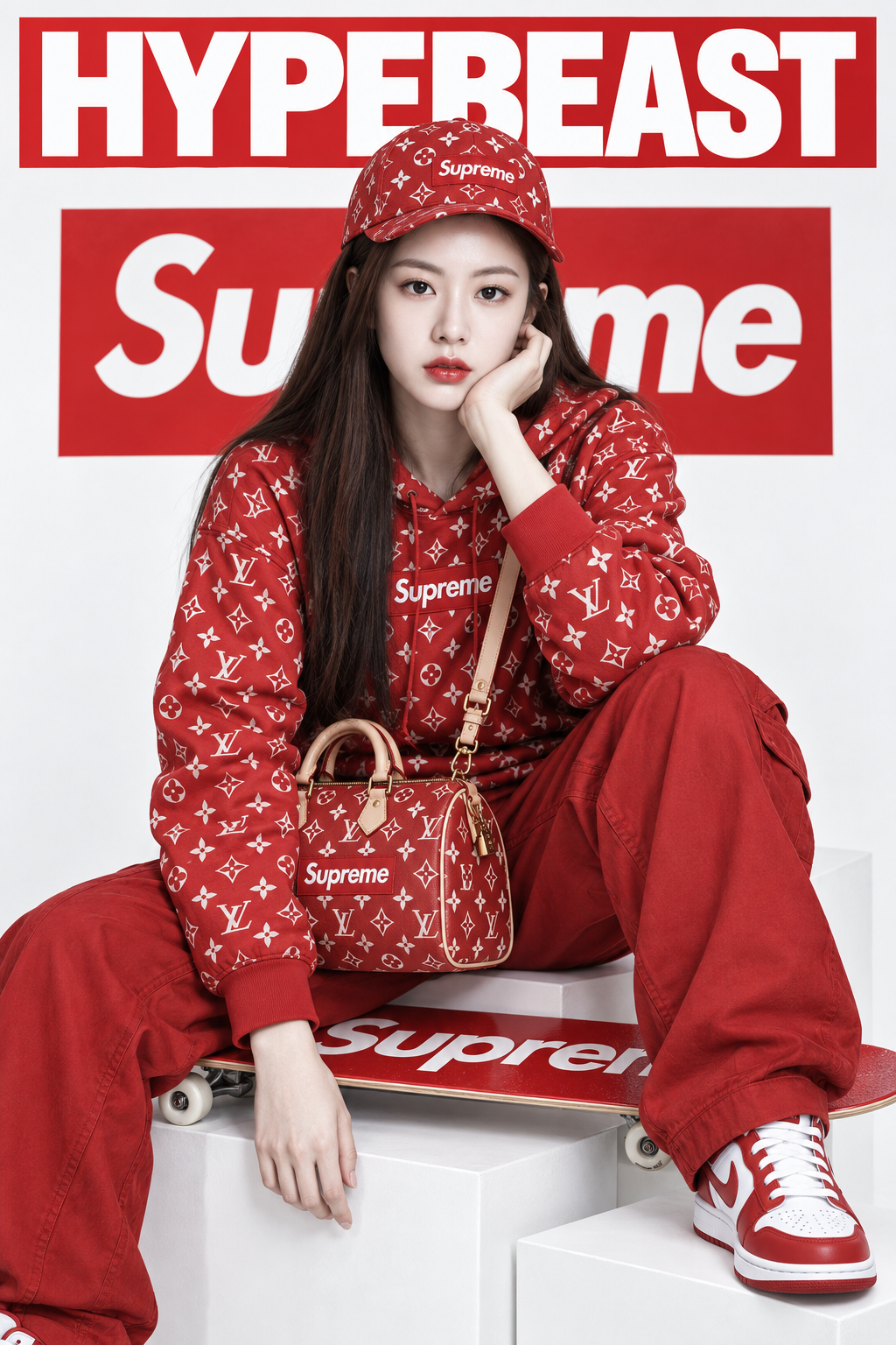 Người phụ nữ Hàn Quốc sang trọng thời thượng trên bìa tạp chí Supreme LV