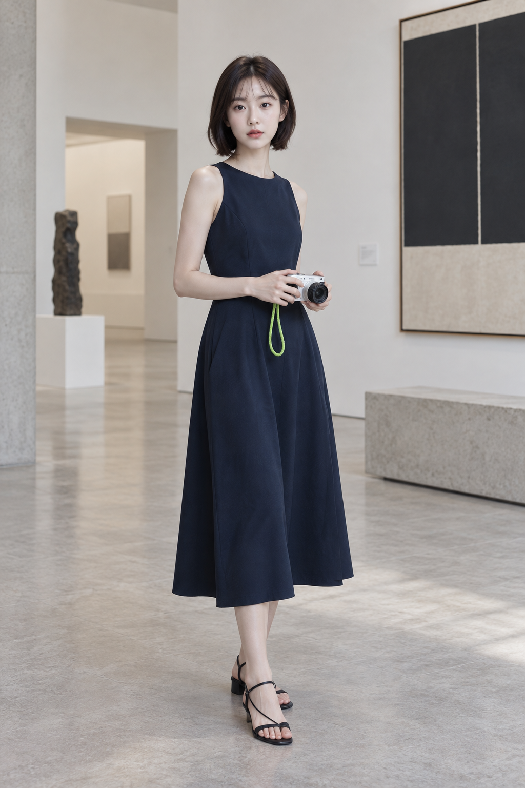 ミニマリスト・ファッションポートレート・アートギャラリー写真