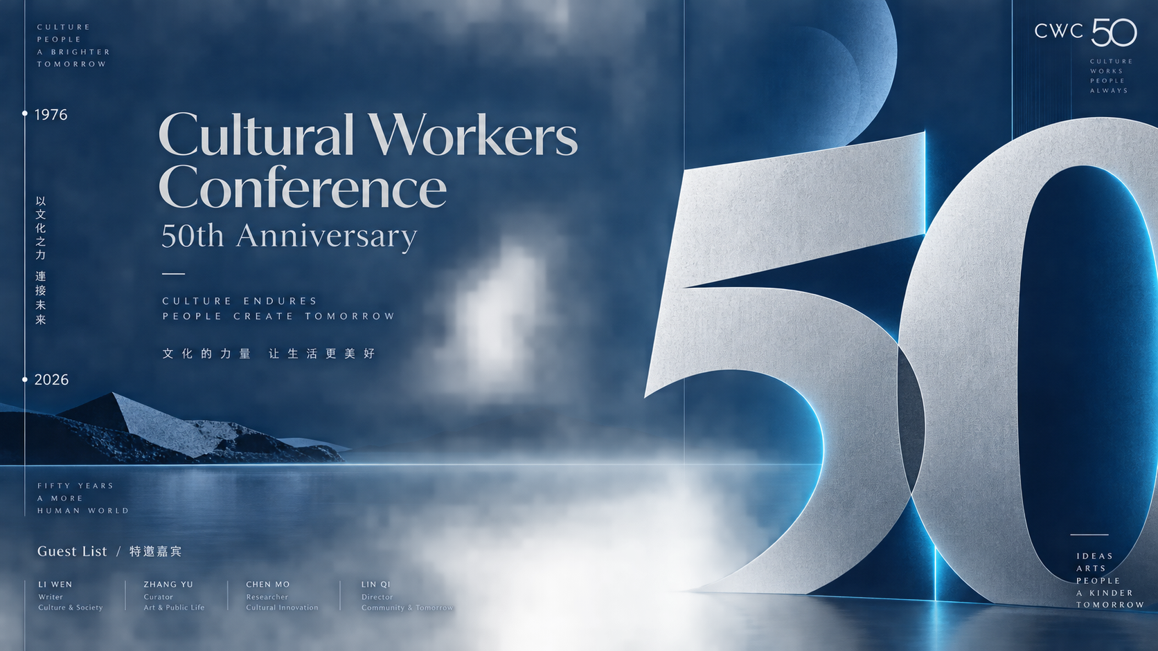 Anniversary Poster for the Cultural Workers' Congress