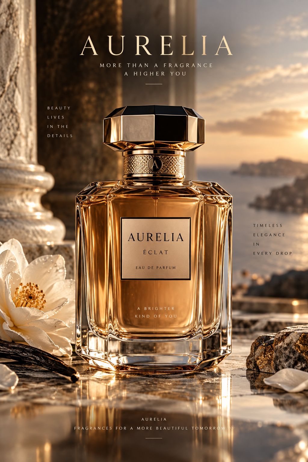 High-End Luxury Product Cinematic Ad Poster