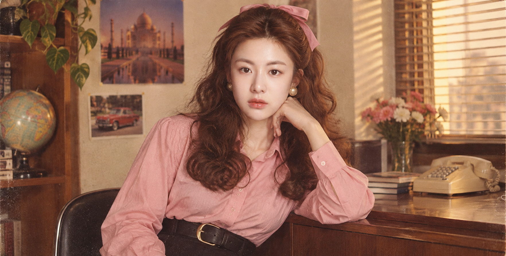 Chân dung thời trang Ấn Độ phong cách retro thập niên 1980