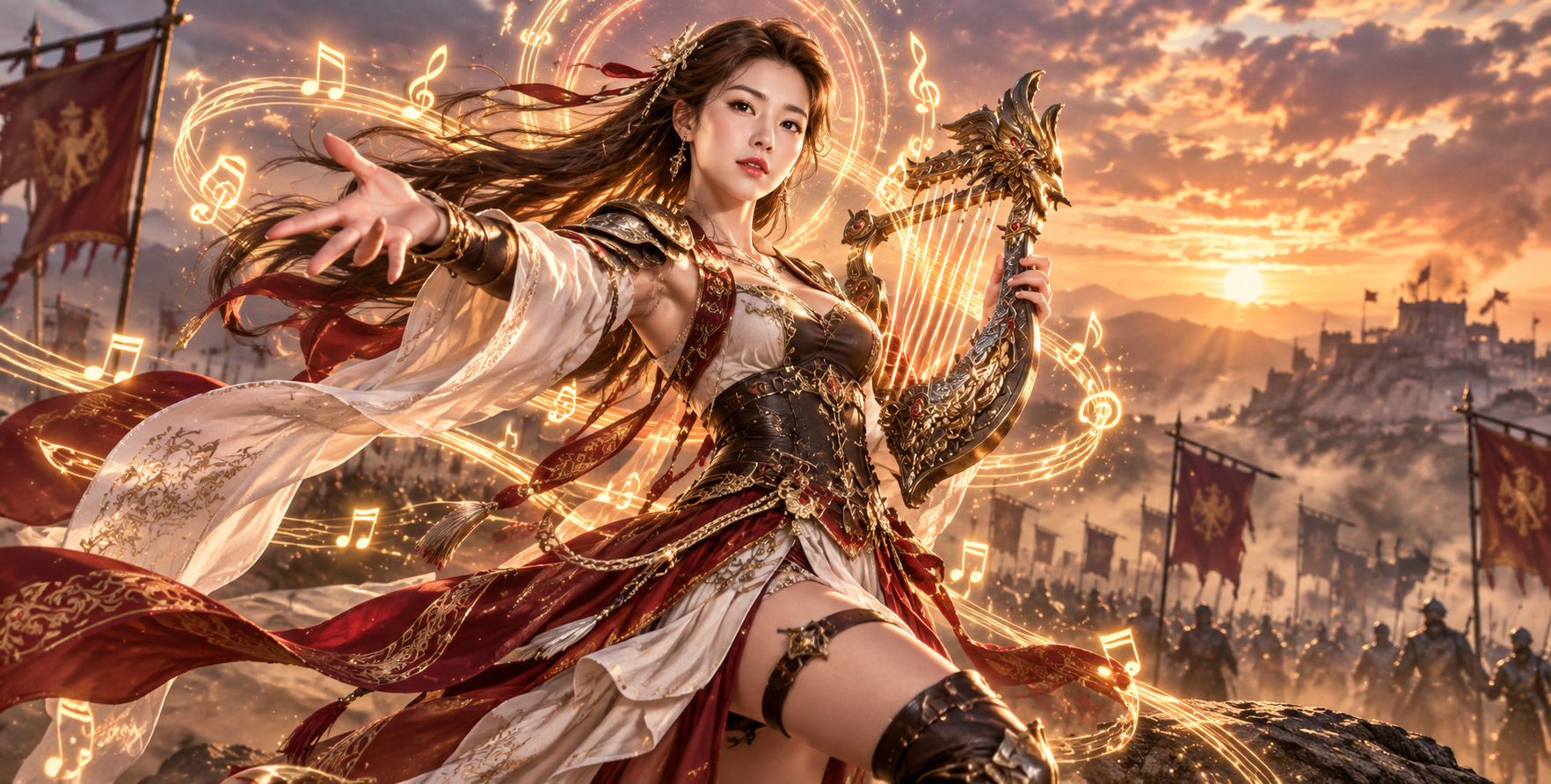 戦場の吟遊詩人の歌と踊りのエネルギー