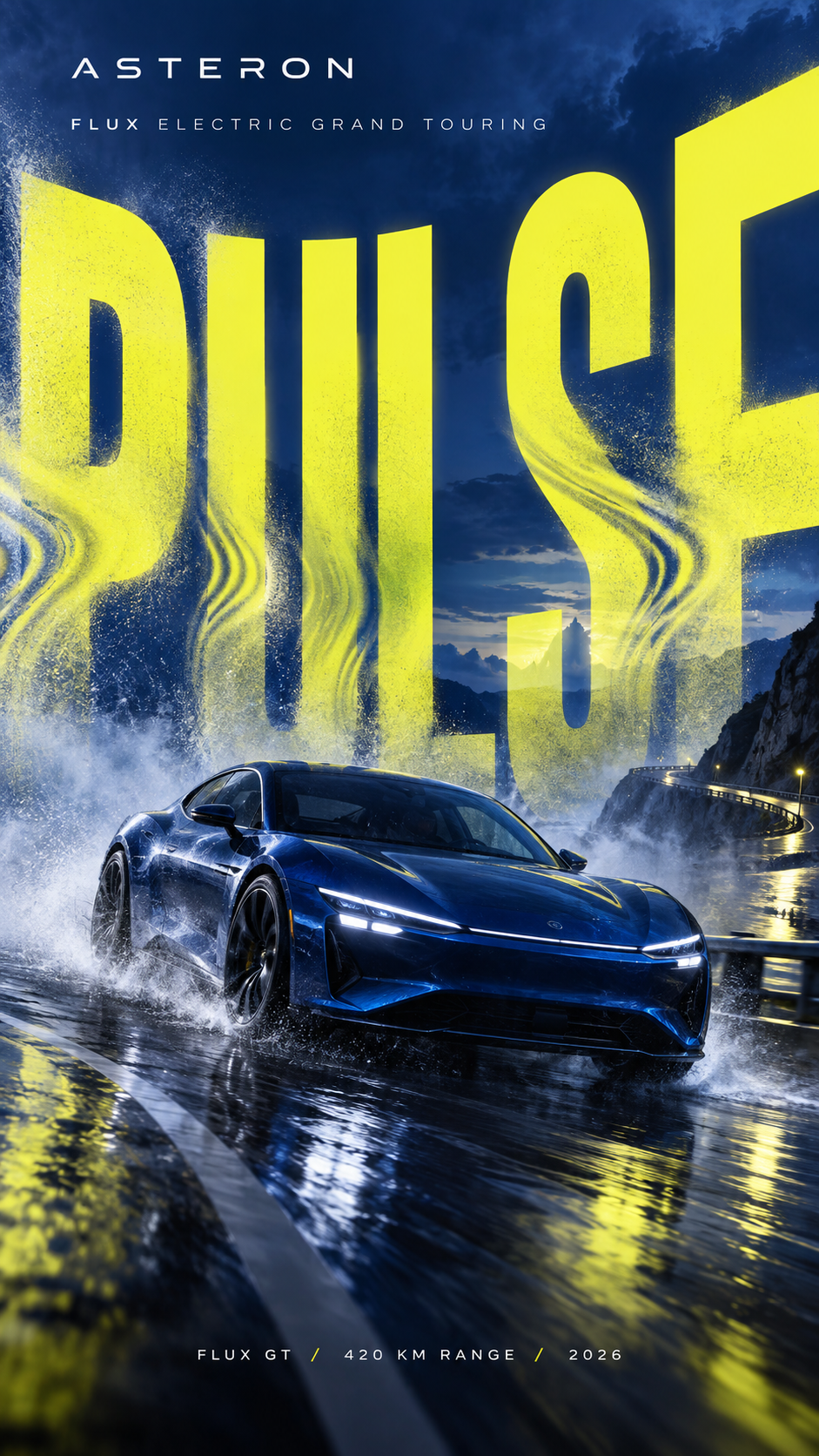 Áp phích ASTERON PULSE GT thuần điện sóng âm mưa sương