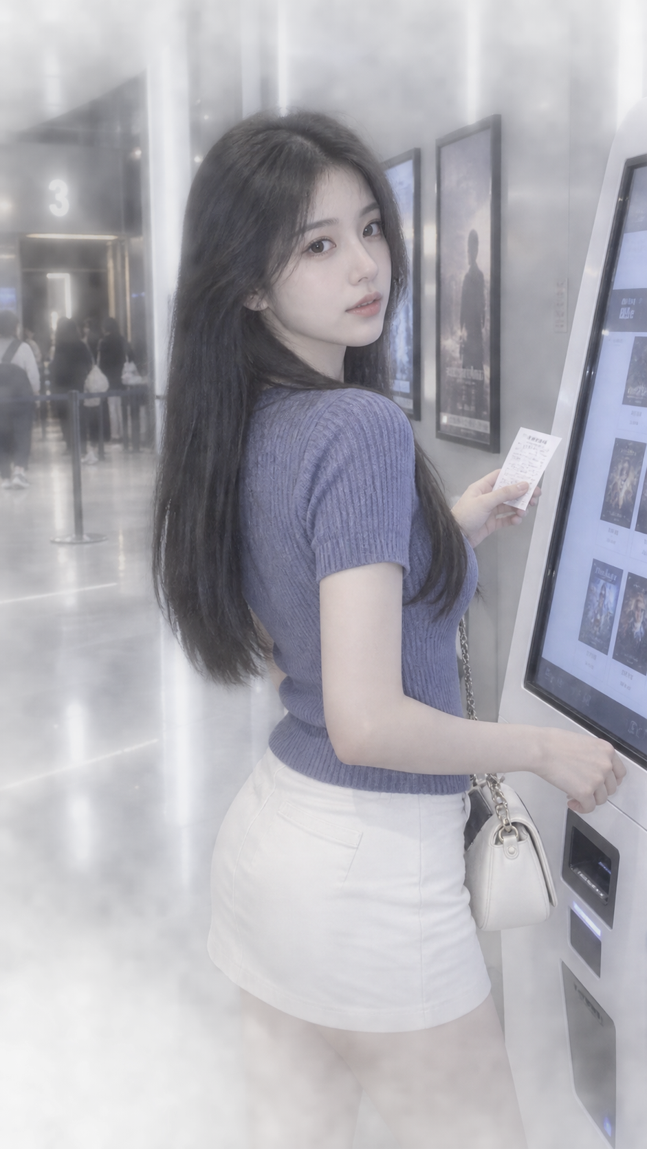 クールホワイトCCD 都市デートの大人女性ライフスタイル写真